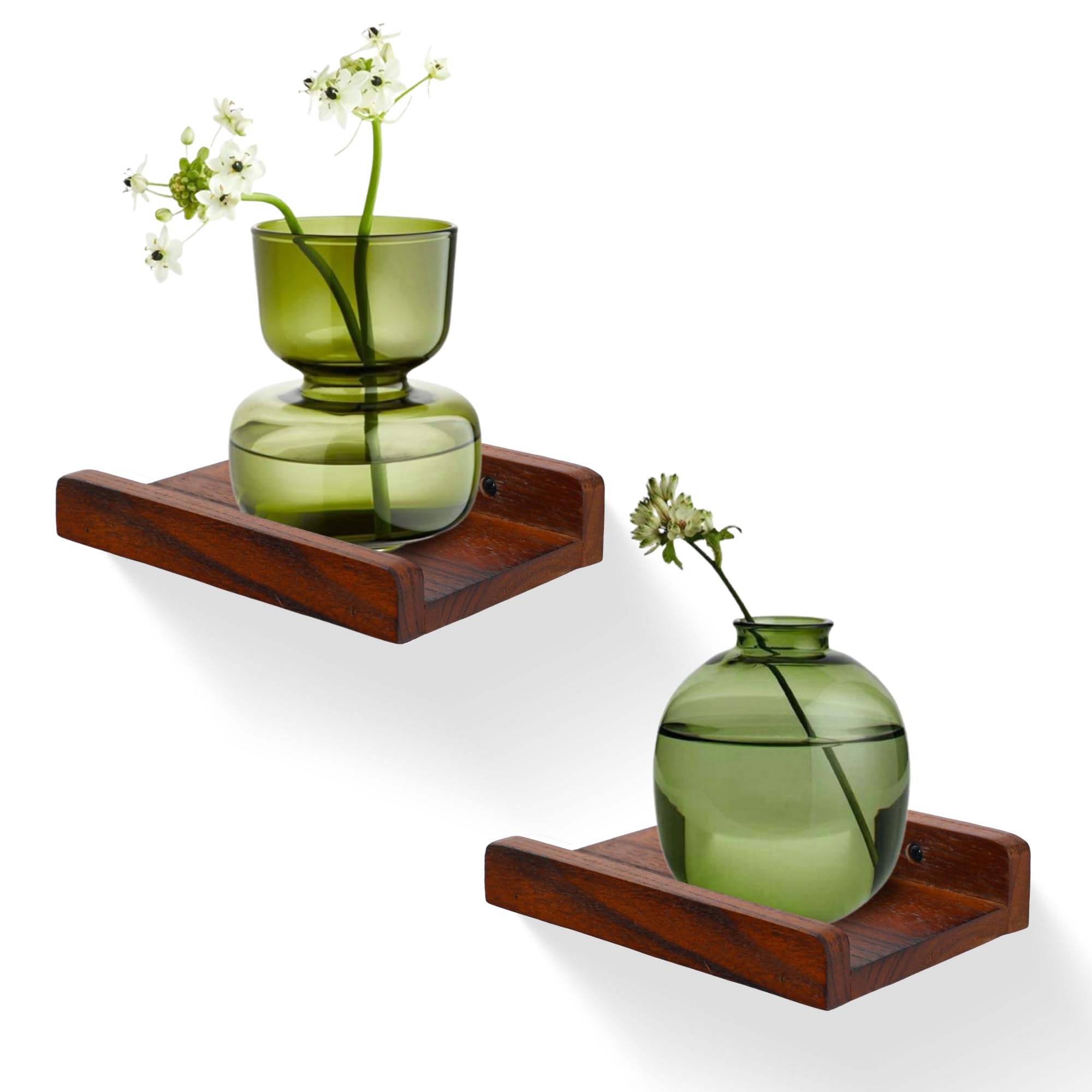 Small Wall Shelf,Floating Shelves for Wall,Mini Display Ledge With Lip