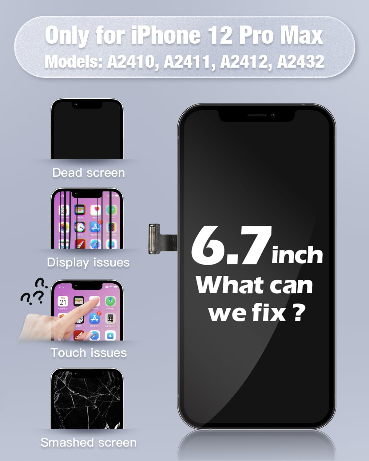 Detailné vlastnosti displeja pre iPhone 12 Pro Max