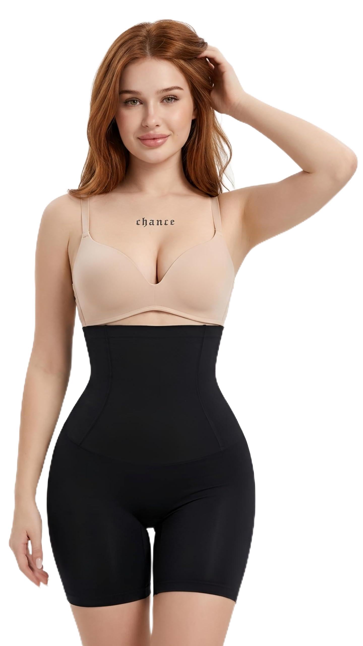 Tummy Tucker, Body Shaper, Seamless Shapewear for Bodycon Dresses, Belly Fat Control, High Waist & Full Body Shaper, Tummy Control Slimming Body Shapewear for Belly, Perfect for Dresses, Saree (BLACK)-image-9