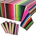 4 Pcs Disposable Mexican Fiesta Tablecloth Birthday Party Decorations Plastic Tablecover Mexico Table Cover Cinco De Mayo Themed Party Supplies Rectangle