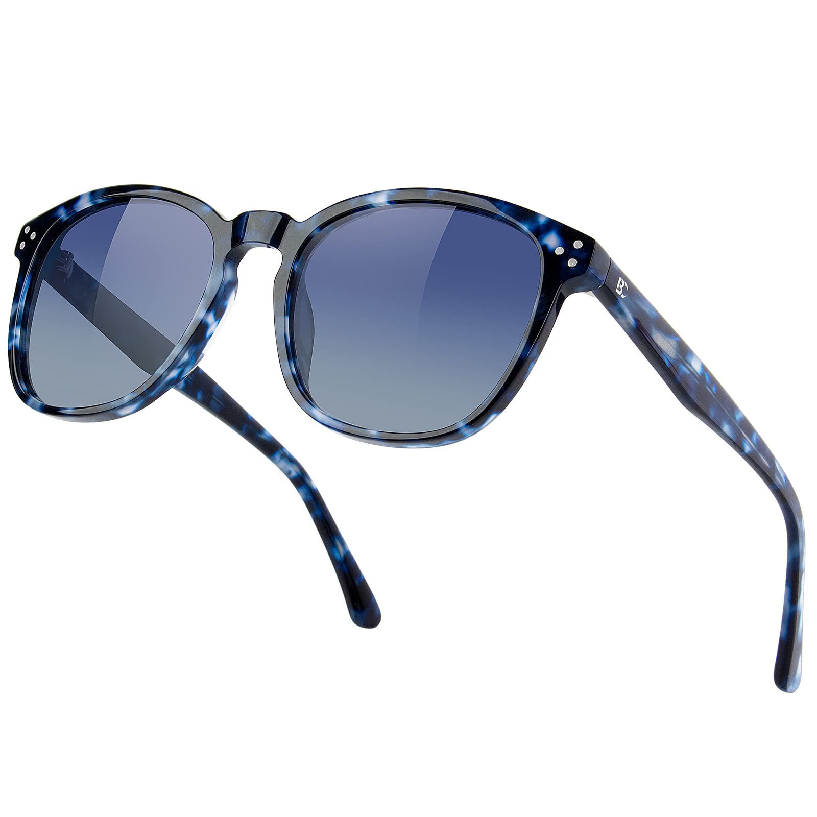 Polarized Sunglasses For Women UV - Protection Womens Trendy Fashion Large Shades With Acetate Frame BC2110
