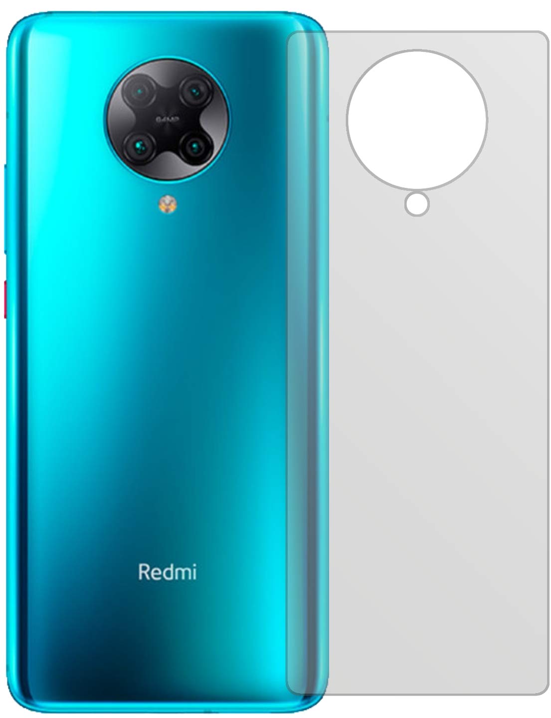 Dipos I Pellicola protettiva opaca compatibile con Xiaomi Redmi K30i