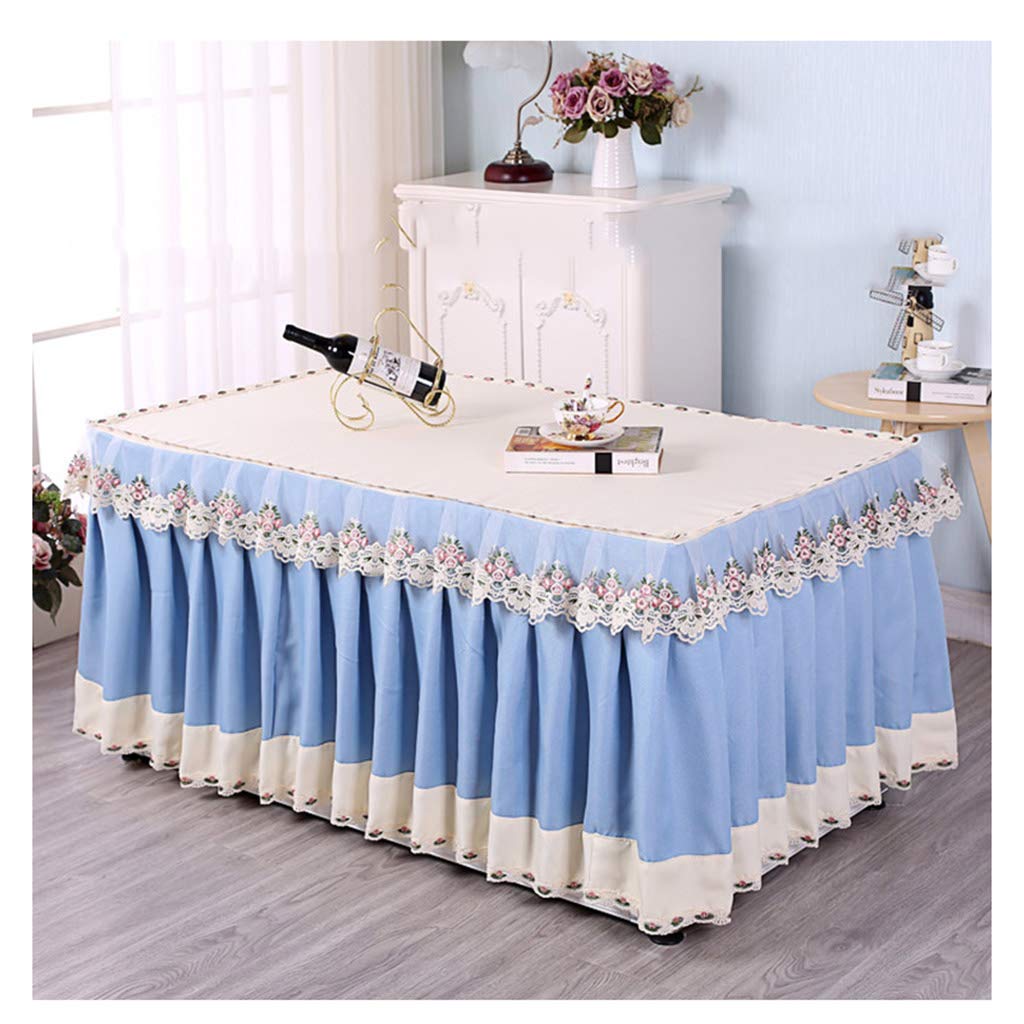 European tablecloth Tablecloth - Living Room Rectangular Waterproof Cotton And Oil-proof Lace Tablecloth (Size : 75 * 130cm)