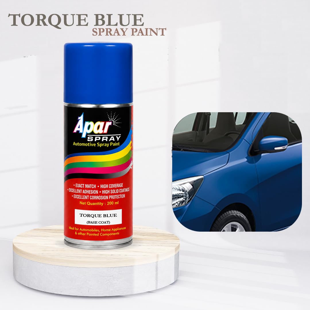 APAR Automotive Spray Paint Torque Blue (RC Colour Name) + GC