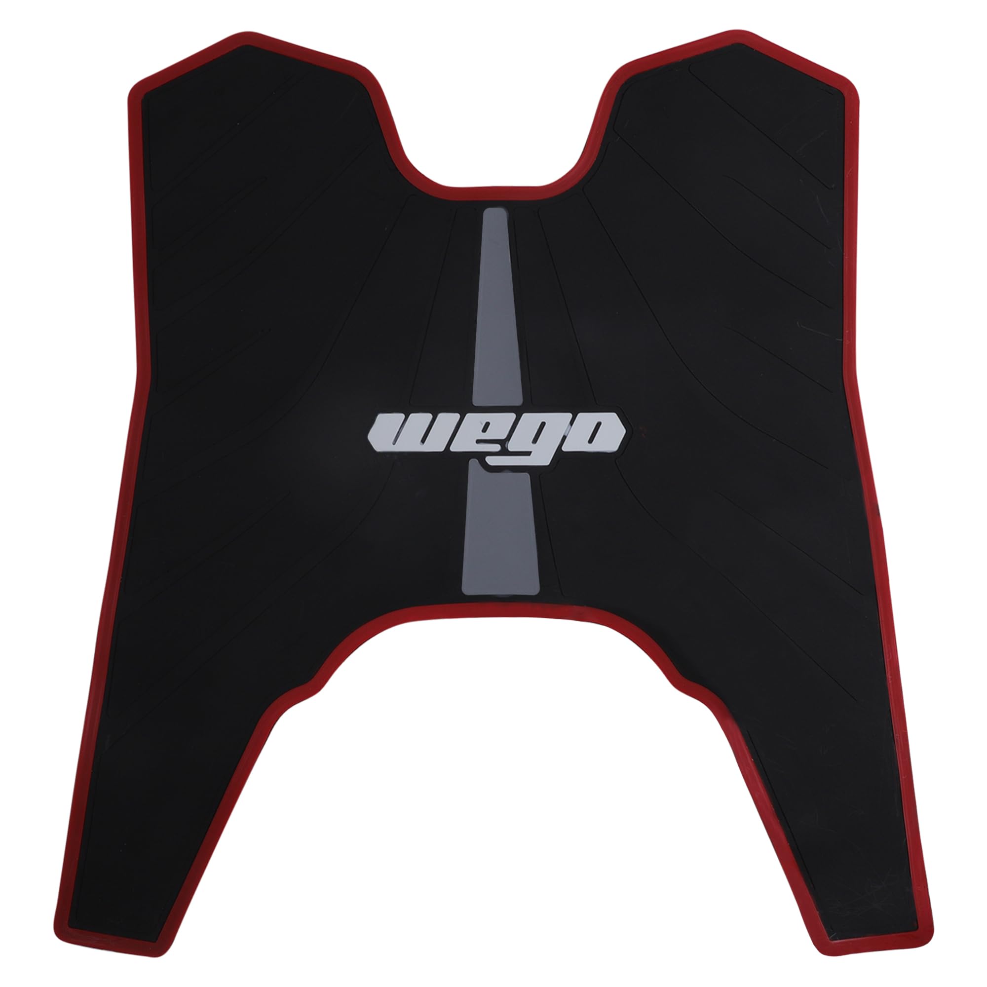 Wego Foot Mat Rubber Anti Skid Floor Mat Compatible with Wego Scooter, (Black, Grey & Red)-image-24