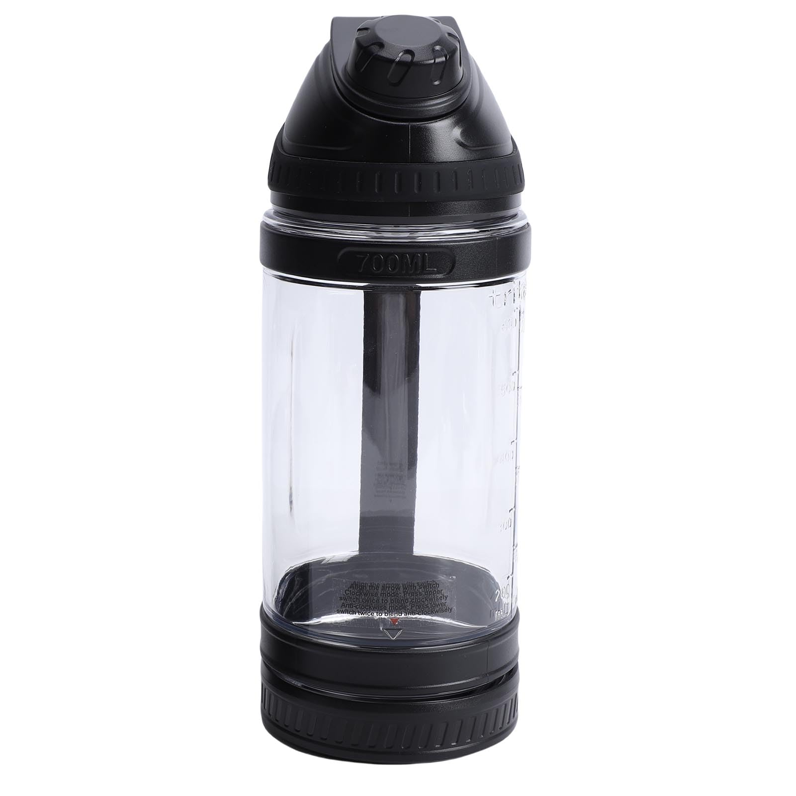 Buachois Frullatore Portatile Ricaricabile USB C, Bicchiere Frullatore 24oz Senza Fili per Frullati Smoothies, Viaggio Palestra Casa Escursionismo (700ml)