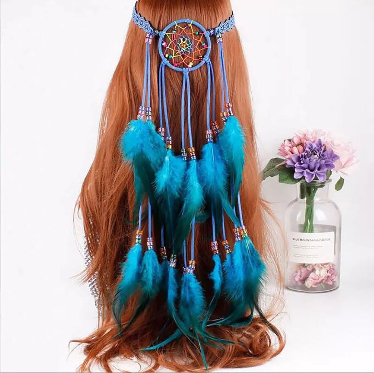 Amazon.com : Suoirblss Fashion Headband Feather Dreamcatcher  display picture 1