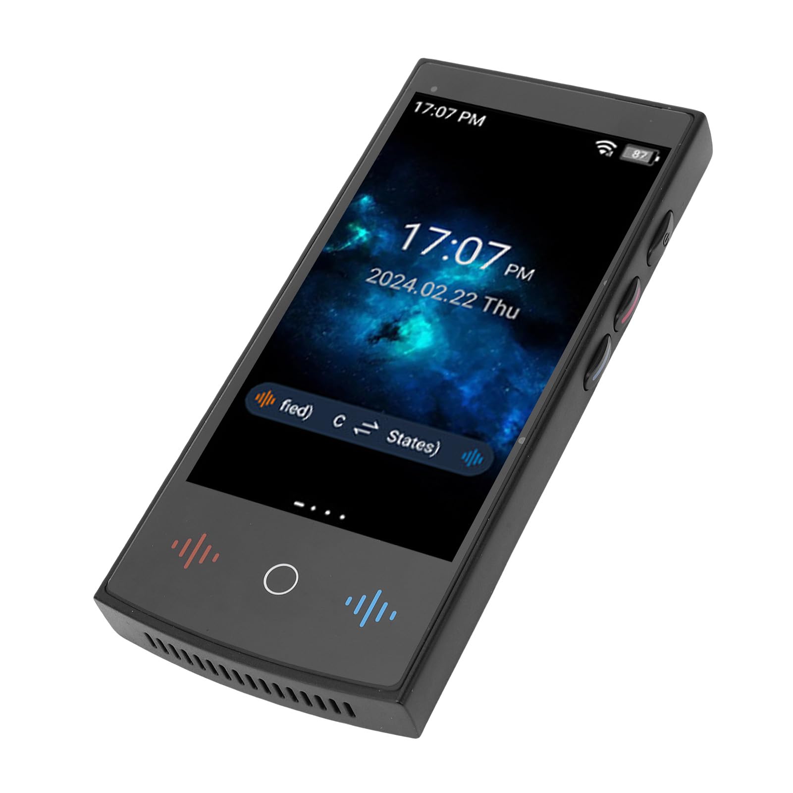 Yctze Appareil de Traduction de Langue Intelligent avec Prise en Charge Hors Ligne 160 Langues, Traduction de Photos 5MP, Reconnaissance Vocale et Fonctionnalités Multifonctionnelles pour Les