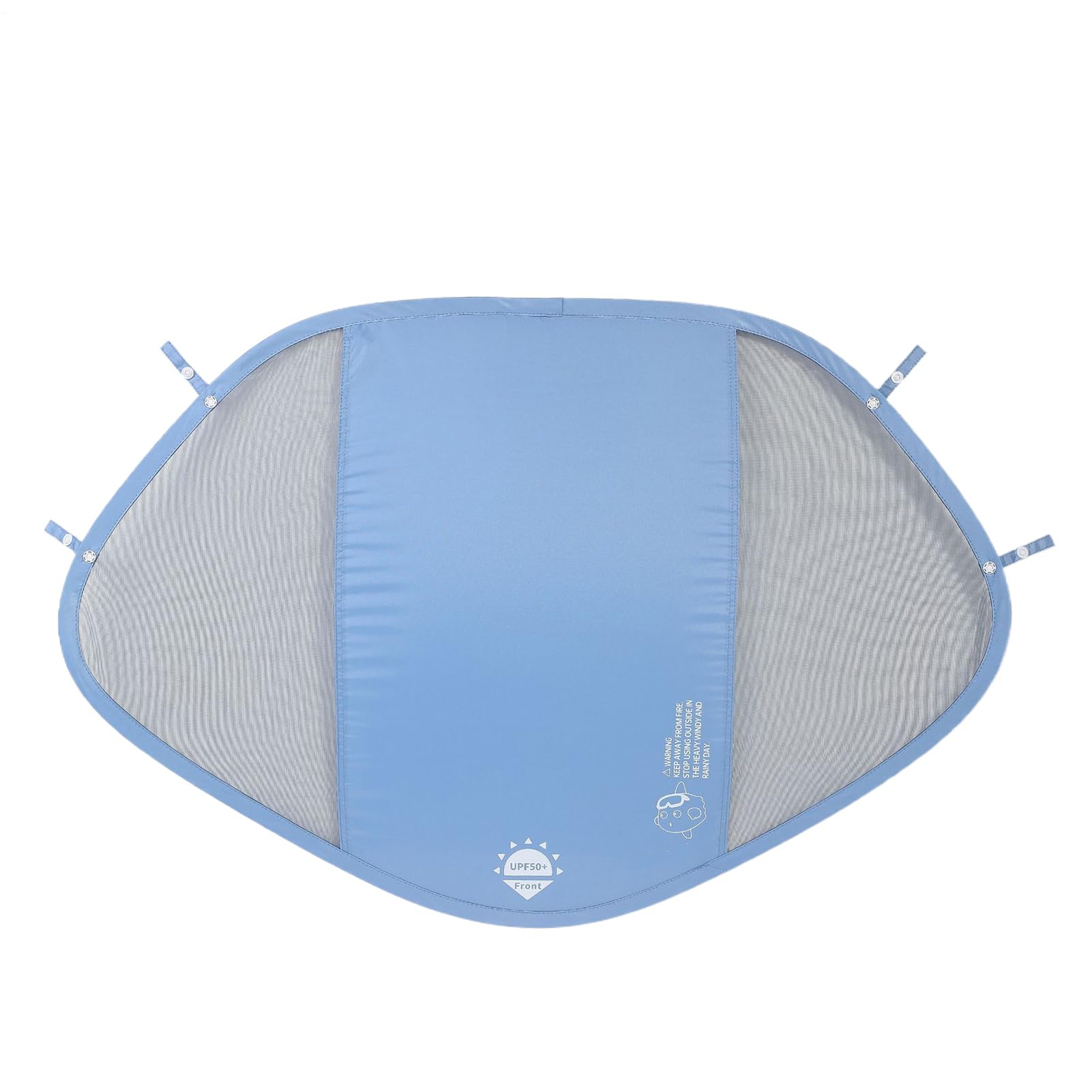 Flotador para bebé con toldo UV y sombra infantil de 92x64 cm para piscina