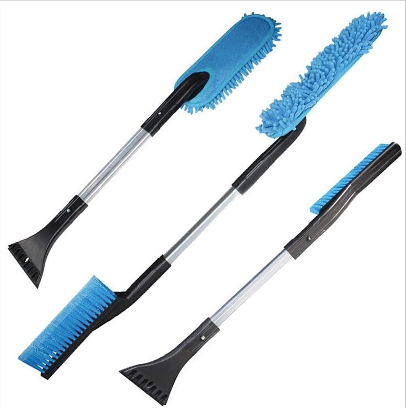 XMING Cepillo de Nieve automático Multifuncional Limpiado Snow Hielo Coche Automóvil Snow Pala Tres en una combinación de desmontaje