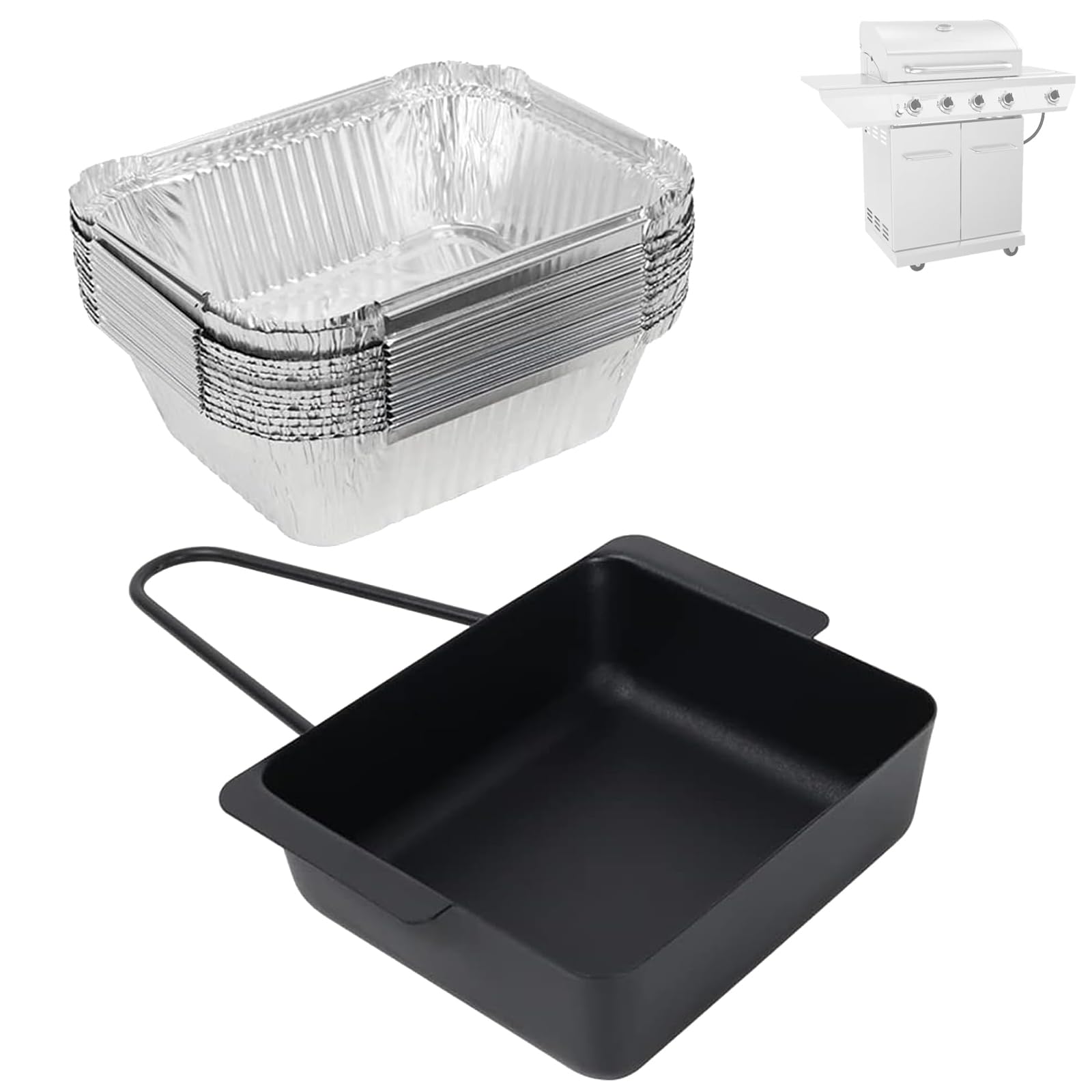 Amazon.com : BBQration Universal Grease Pan for Nexgrill 720-0830X