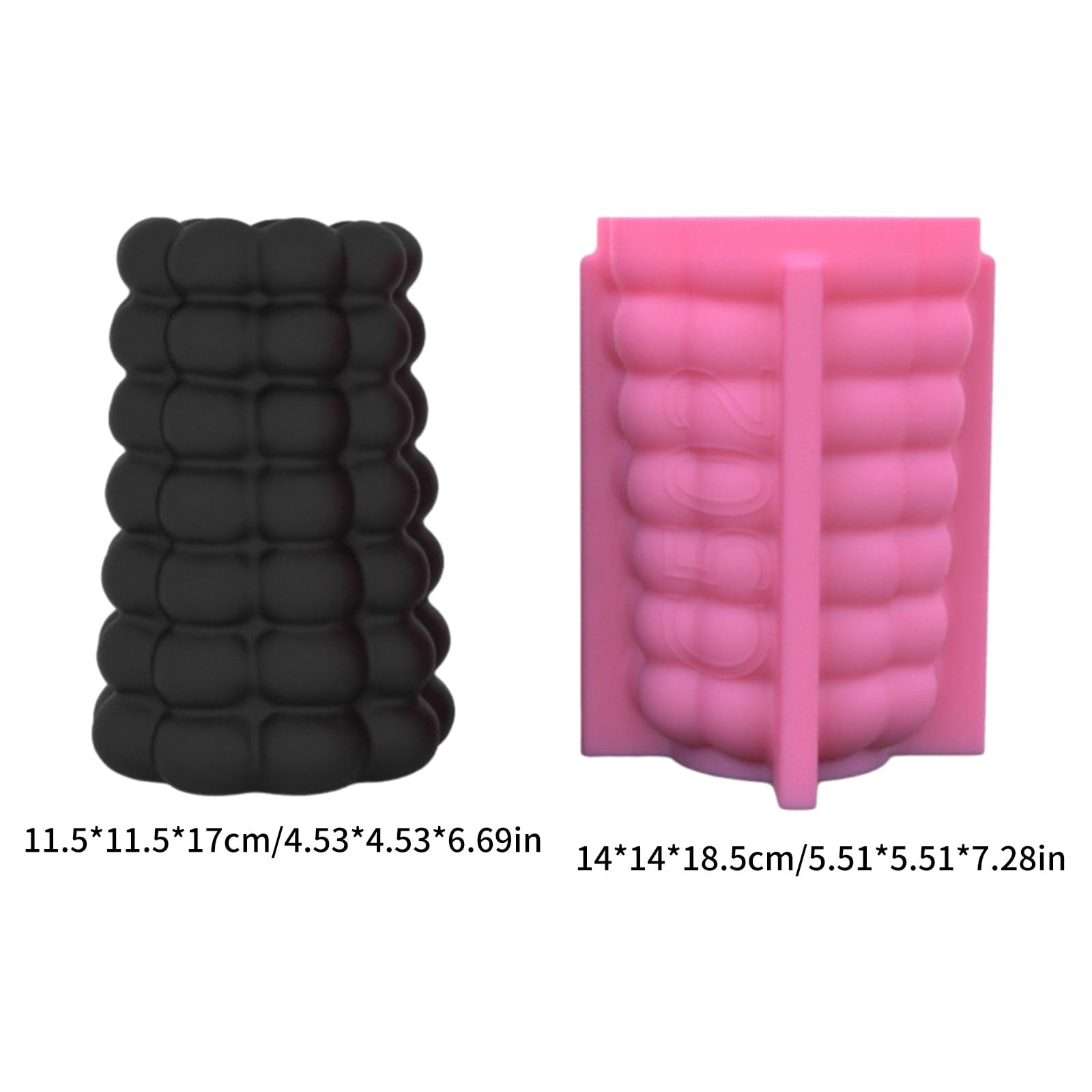 Perline geometriche Bolla Gesso Stampo in Silicone Vaso Scatola di Immagazzinaggio Stampo per Fare Vaso di Fiori Portapenne Titolare per Calcestruzzo Cemento Resina Casting