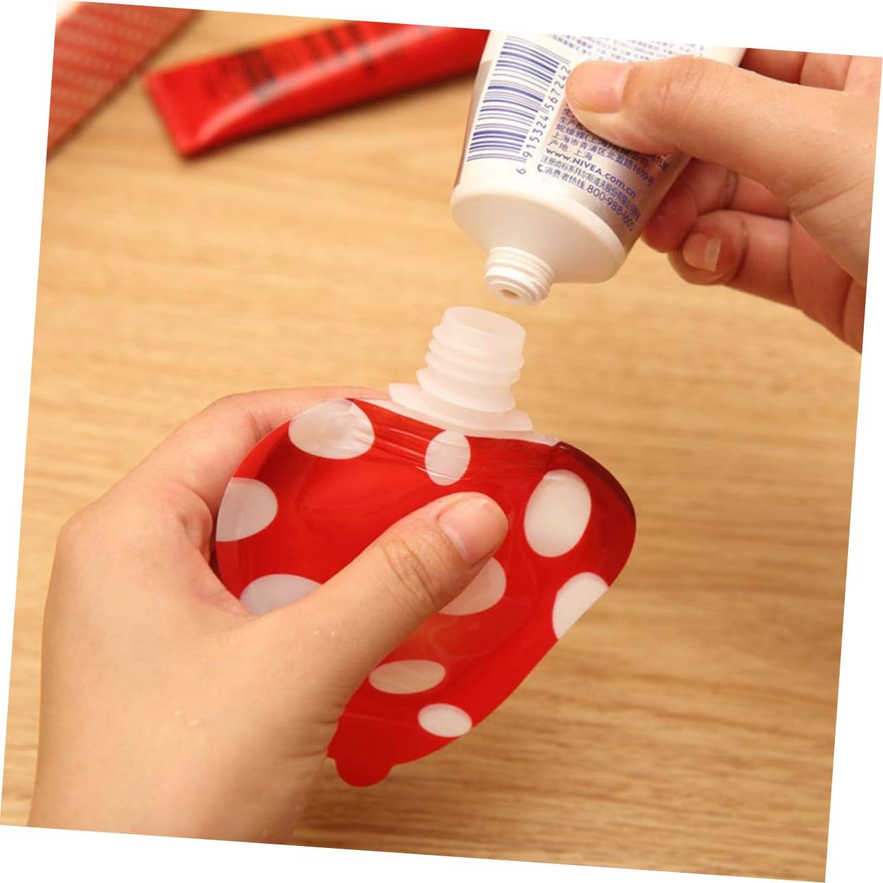 FOMIYES Pz bottiglie di silicone travel size bottles travel bottles bottiglia da toilette da viaggio bottiglia di shampoo da viaggio contenitori bottiglia vuota da viaggio Riempimento