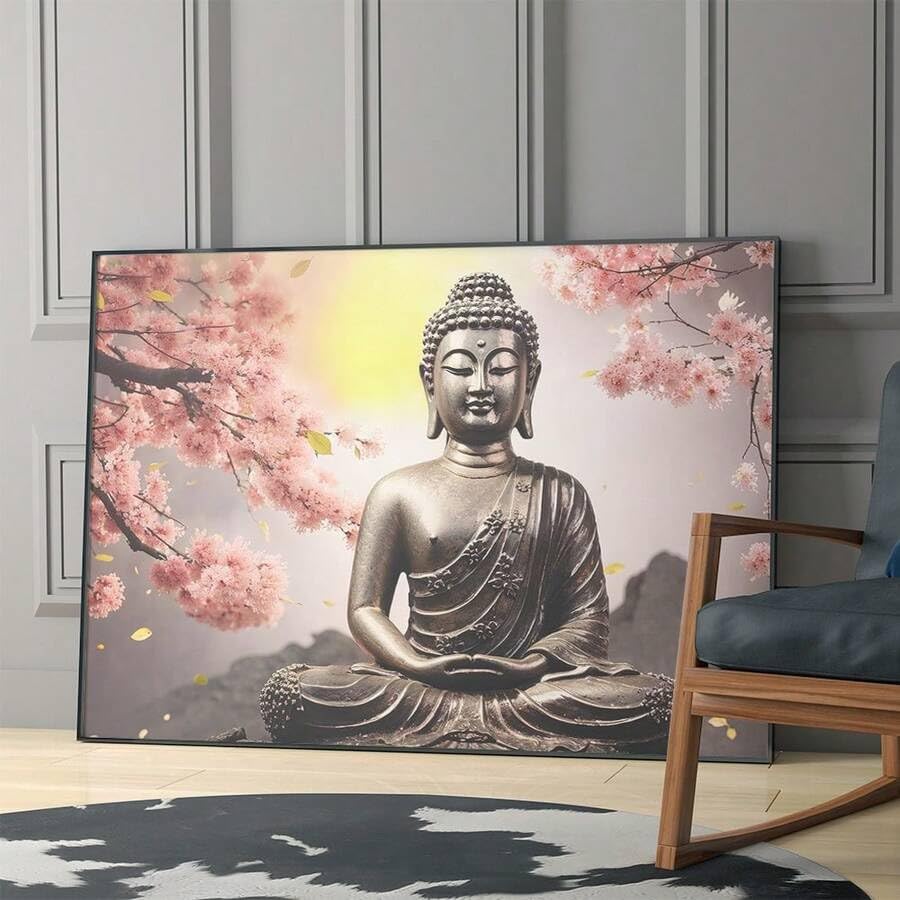 Image artistique Bouddha : la solution pour sublimer un grand mur vide - 4
