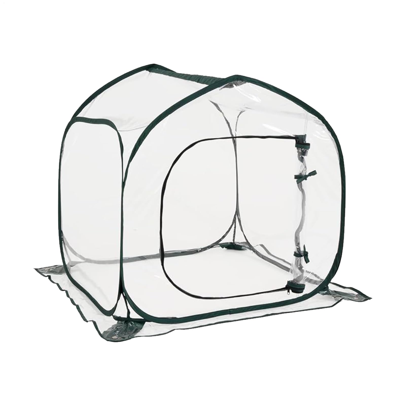 Tienda de campaña plegable para clima frío, transparente, invernadero instantáneo para plantas, para huertos, jardín, camas elevadas, parches de fresa, patio, patio trasero