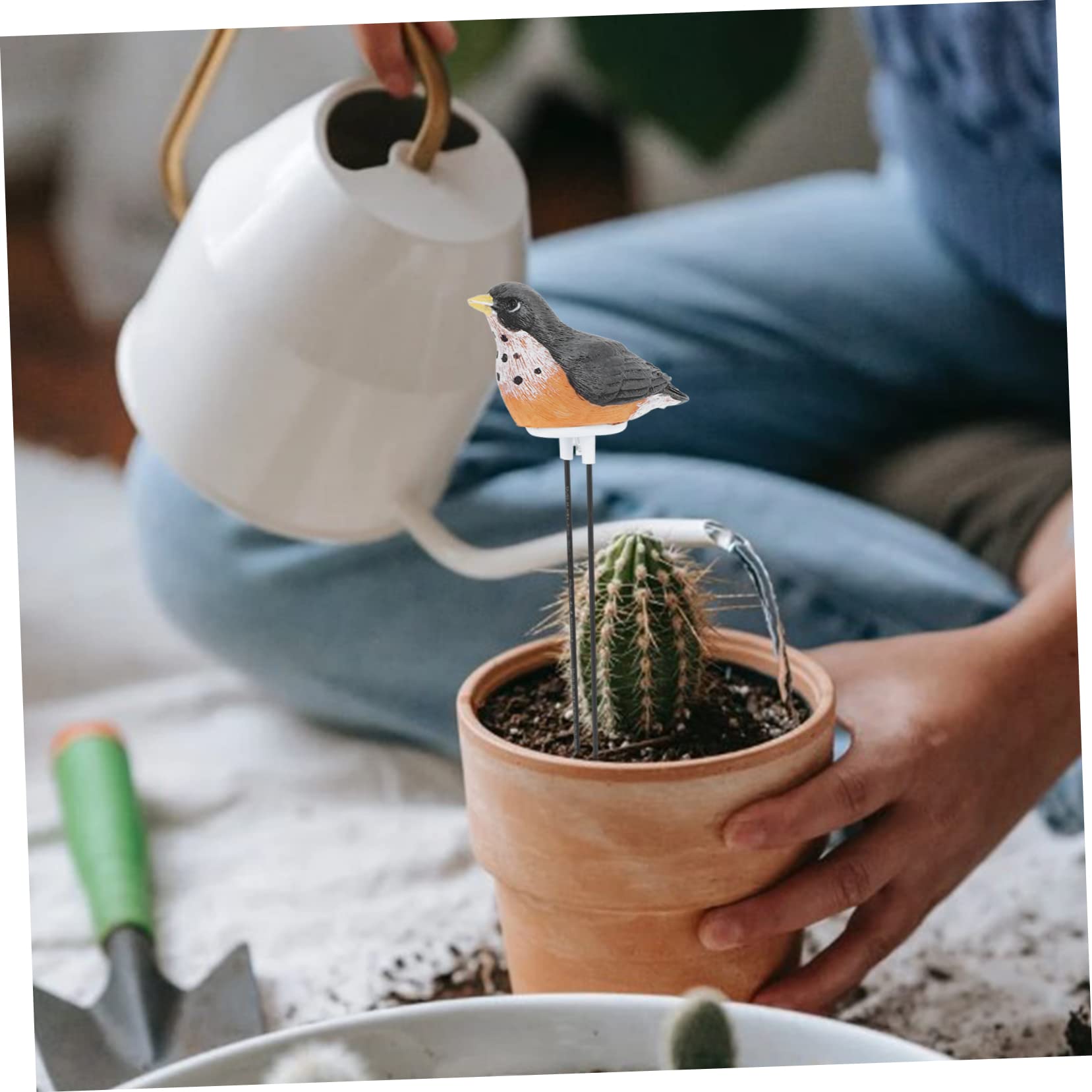 Toddmomy 2 Pezzi Sensore Umidità per Piante Forma Allarme Irrigazione per Controllo Umidità Del per Giardinaggio Indoor e Outdoor