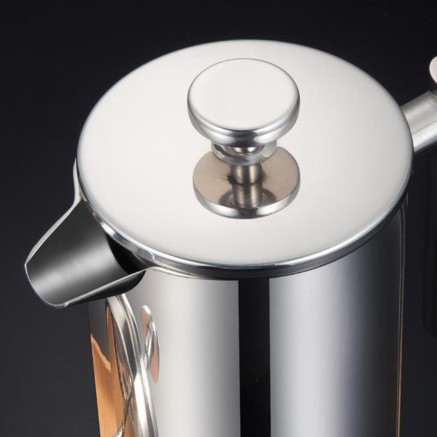 Coffee Press Pot, Easy-to-Clean Hand Press with Fine Filter System for Cold Brew Tea, Pot for Men & Women Professionals Kitchen Travel Apartment!