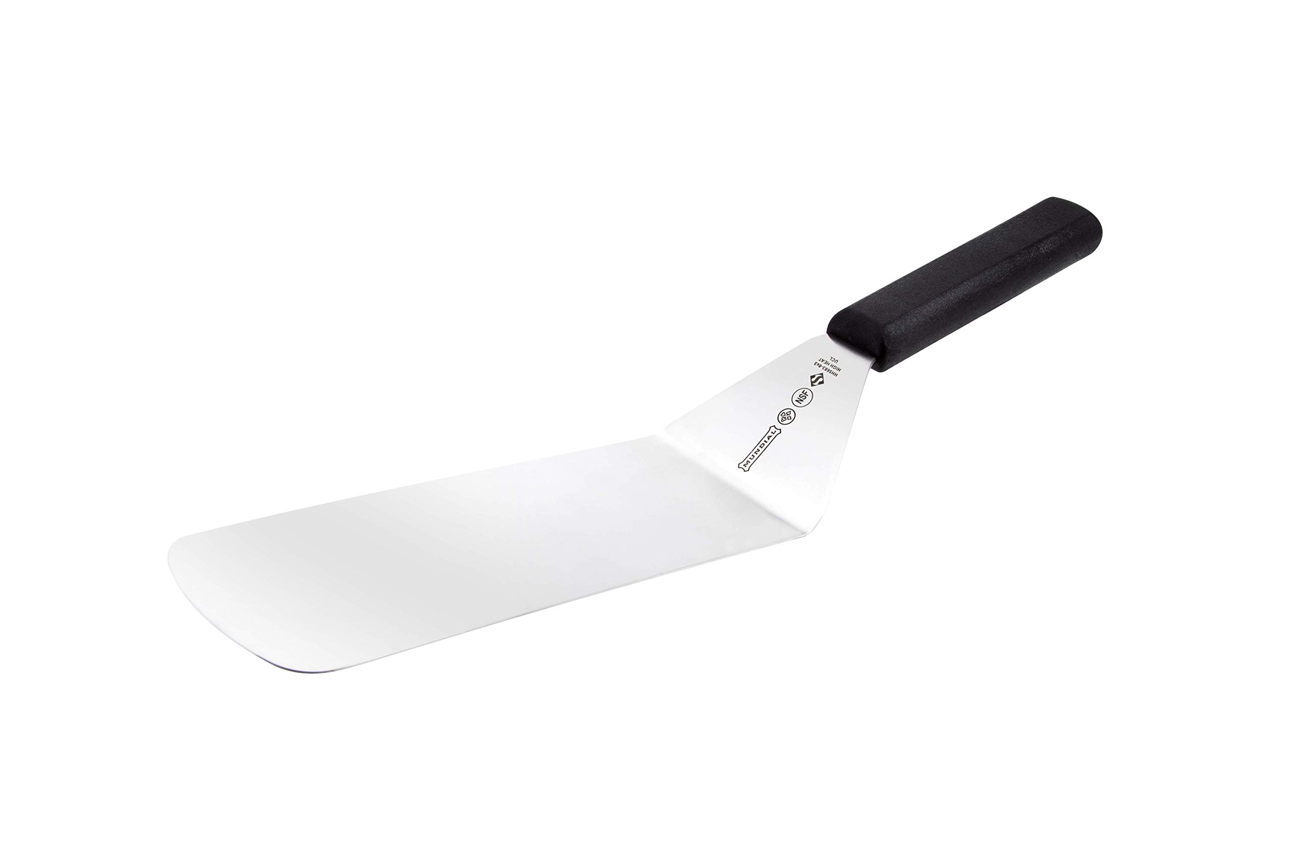 Mundial 5683HH resistente al calore Turner/spatola 20,3 cm da 7,6 cm con manico nero