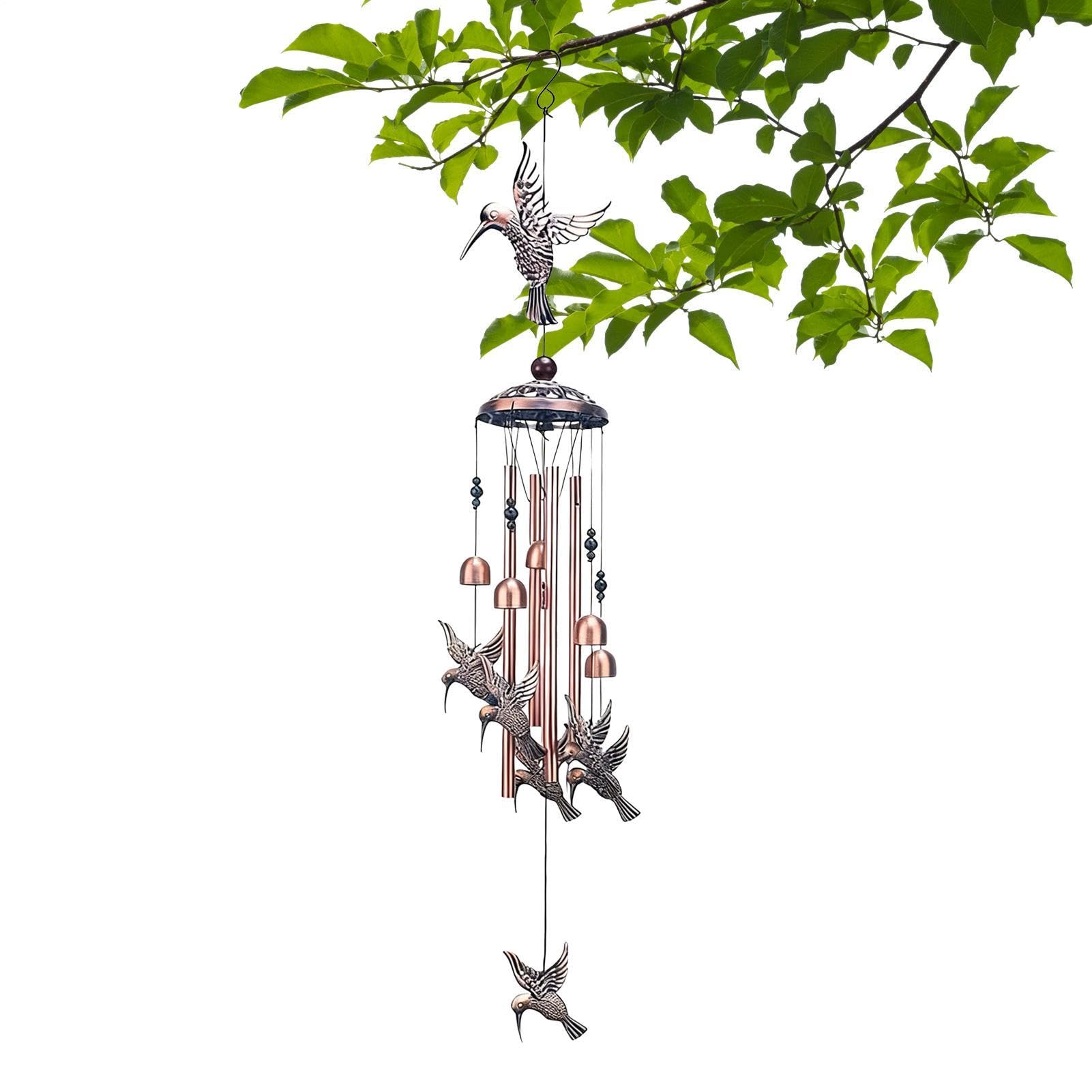 Carillon à vent commémoratif inoxydable souvenir doux pour maison