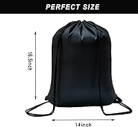 Vista 2 de Bolsas con cordón negro, Negro