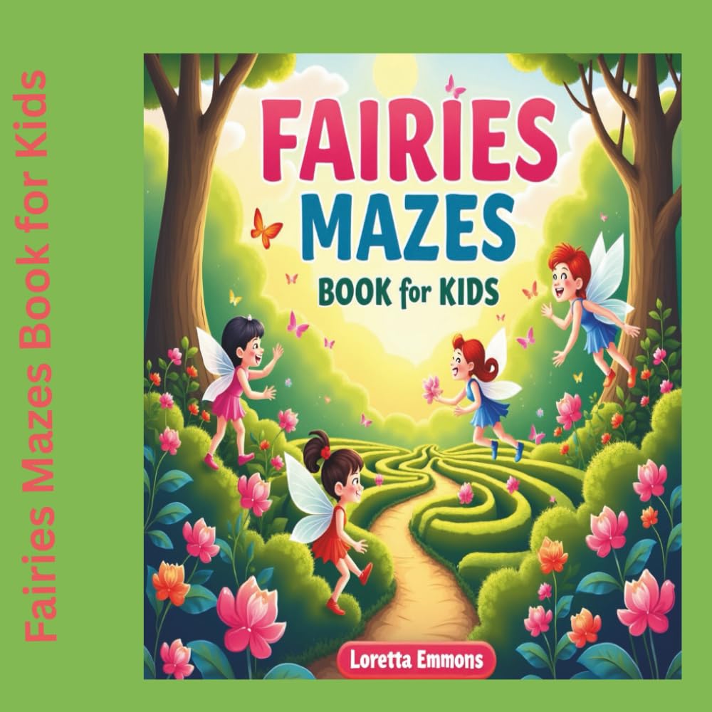 Fairies Maze Book For Kids
