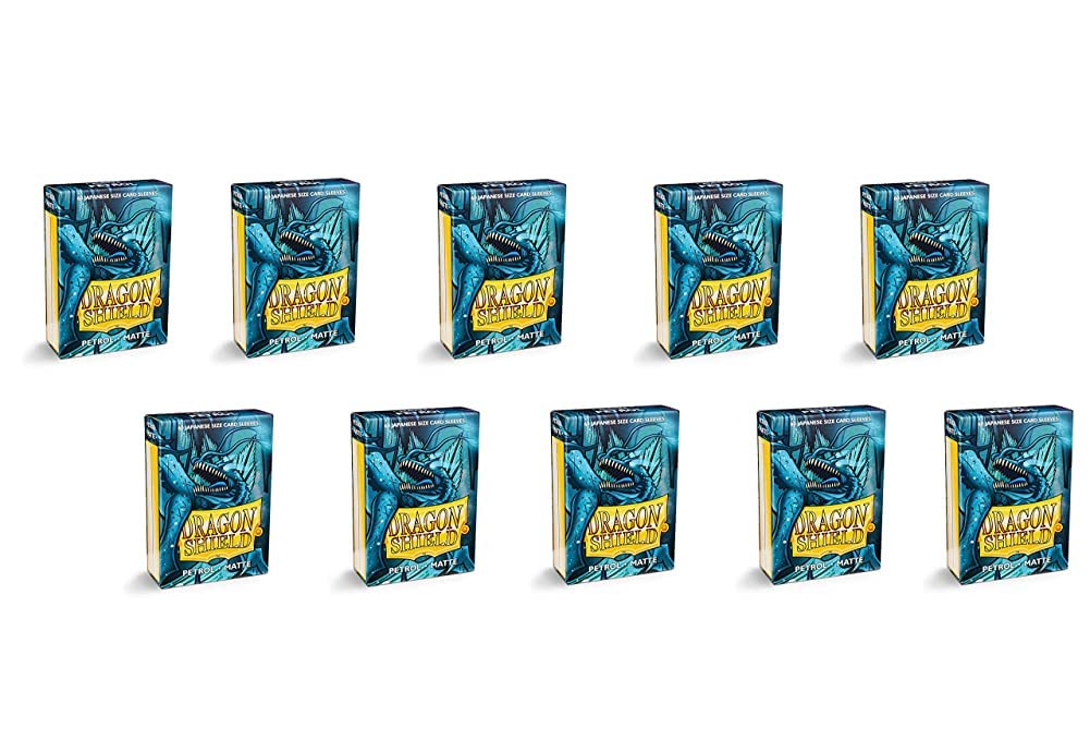 Amazon.com: 10 Packs Dragon Shield Matte Mini Japanese Petrol 60