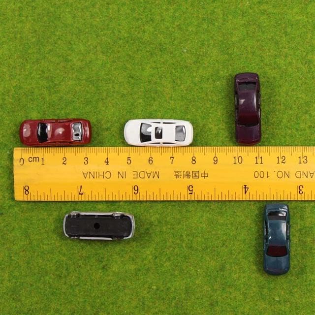 AEPRO - Model cars 1:100 1:150 1:200 Building Train Layout Set model train HO/TT/N/Z scale railway modeling (N scale)