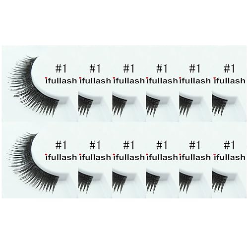 Miniatura 2 de #1, 12 pares de pestañas ifullash 100% cabello humano