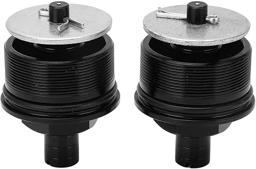 2 tornillos de choque delanteros de motocicleta de 1.614 in, cubierta de horquilla de precarga de metal, ajuste de choque delantero de metal, disponible en Yaxa Colombia