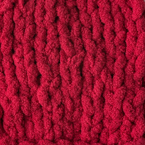 Image of Bernat Blanket Super Bulky Yarn, 5.3oz, Guage 6 Super Bulky, Cranberry (Pack of 2)