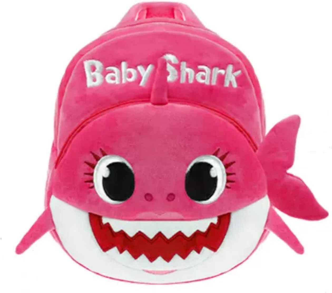 Joby & Kat J&K | Shark Nursery School Bag for Kids Girls Toddler | Shark Children's Backpack for 1 2 3 4 5 Year Old Pink