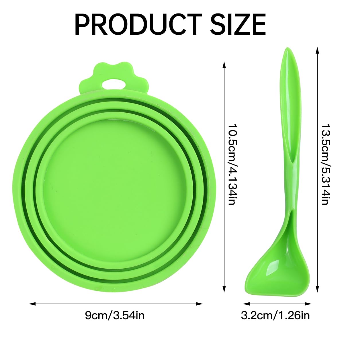 DOULEIN 5 Coperchi In Silicone Per Lattine Cibo Animali - Con Cucchiai, Hermetici E Lavabili - Foto 13