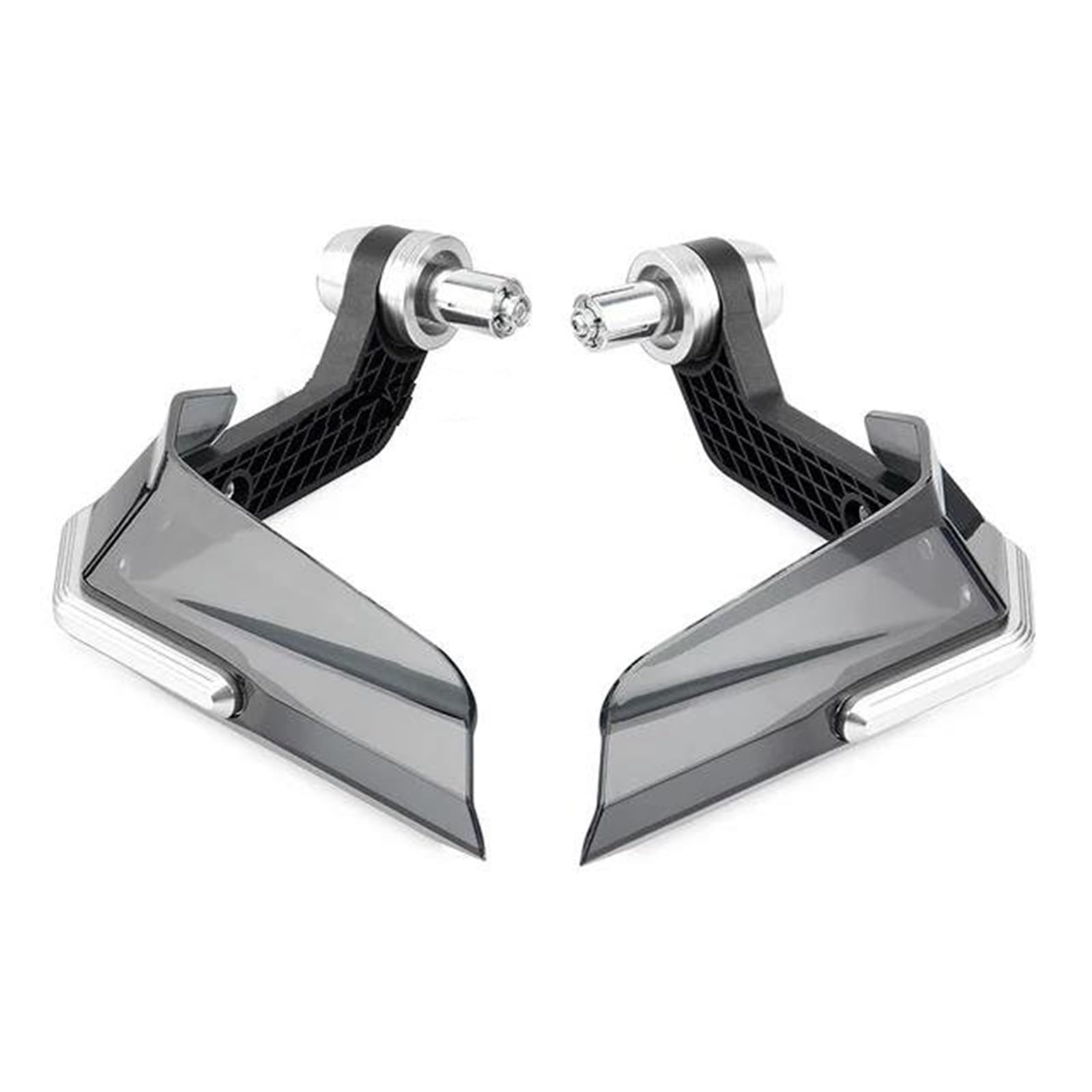 HDHCSCAGH Motorcycle Handguard Shield Universal Hand Guard Handguard Shield Windproof Motorcycle Protector Modification Protective Gear Handlebar Protection Covers(Silver)