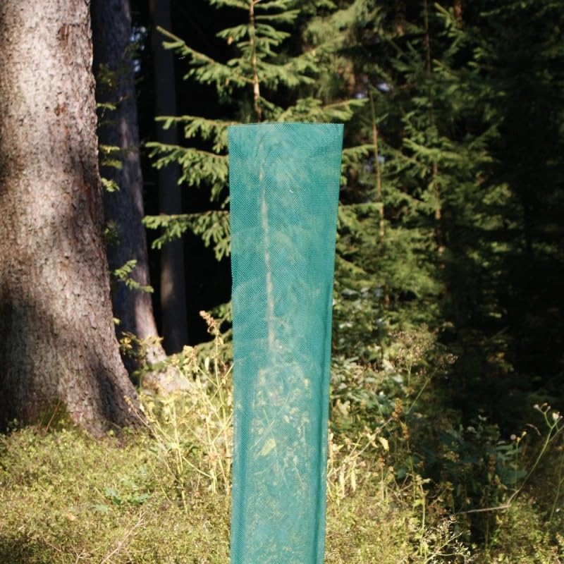 25 Stück Baumschutzhülle Forstwuchs 120 cm hoch Ø 12 cm grün Stammschutz Fege- & Verbissschutz Maschenweite: ca. 2-3 x 2-3 mm