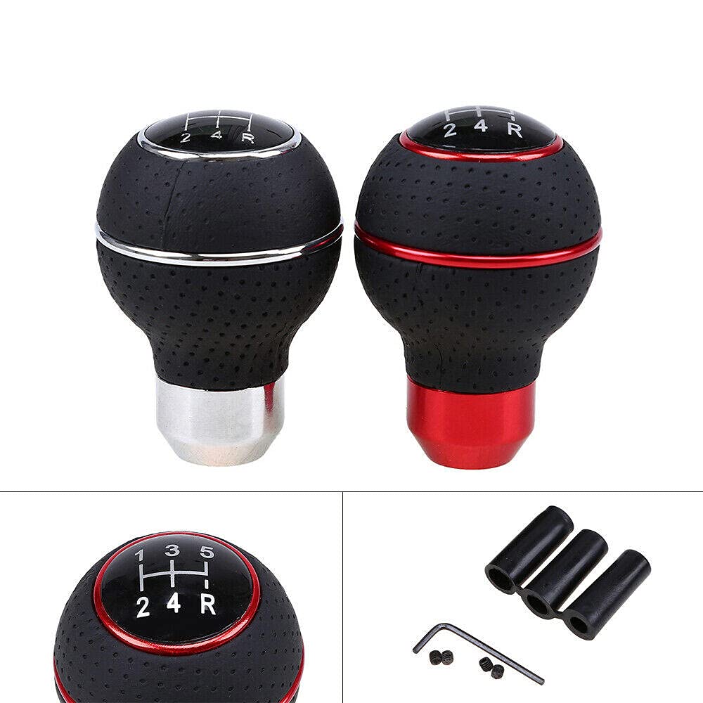 Schaltknauf 5-Gang Mit Leder-Optik - Ergonomisch & Stylisch Für Manuelle Getriebe
