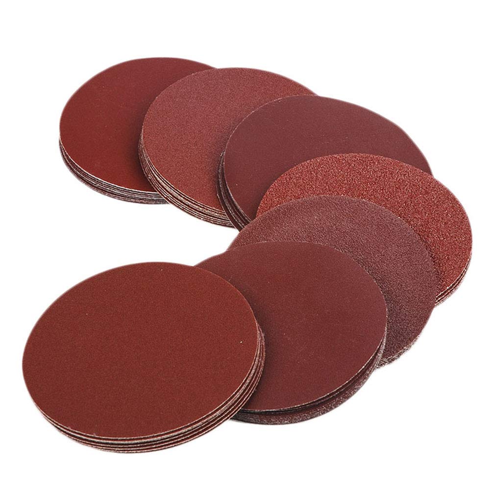 5 Inch Sanding Discs - Aluminum Oxide Abrasive Pads -10