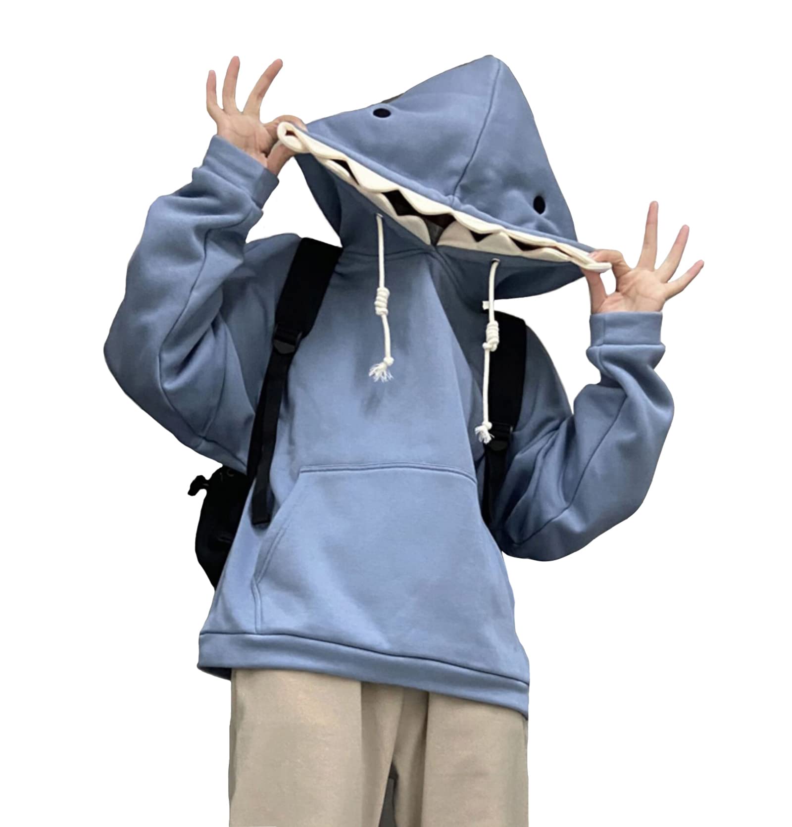 カモフラージュ サメフードパーカー カモフラージュサメフードパーカー 90