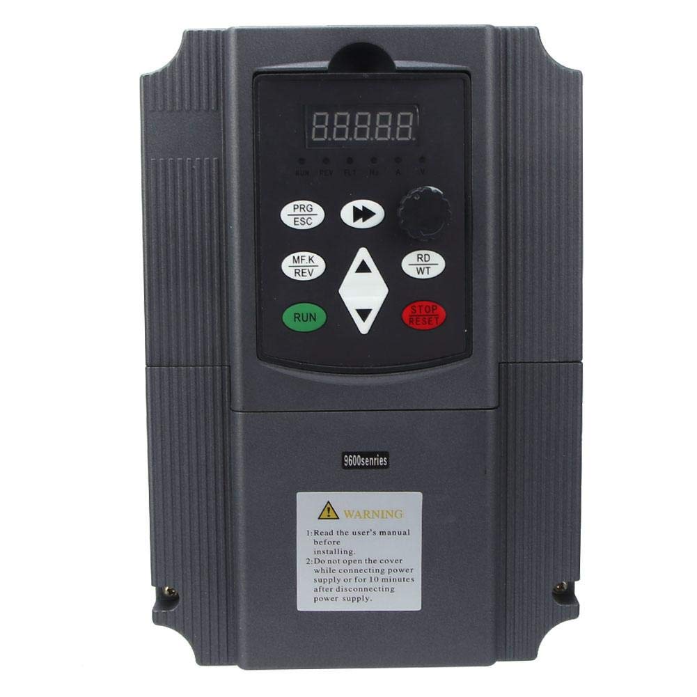 Vektor Frequenzwandler, 3 Phasiger 7,5 kW 380 V Frequenzumrichter Regler mit Variabler Frequenz Eingebauter PID-Regler