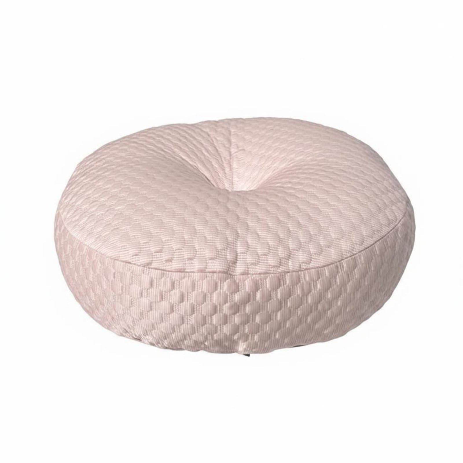 Cool Feeling Round Tatami Cushion High Elasticity Tatami Cushion Thick Padding Meditation Floor Pillow Pressure Relieving, Peach Pink | Home & Garden | Home D?cor | Pillows-image-1