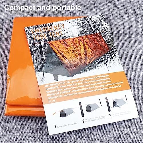 Tienda de emergencia impermeable para camping y supervivencia miniatura 2