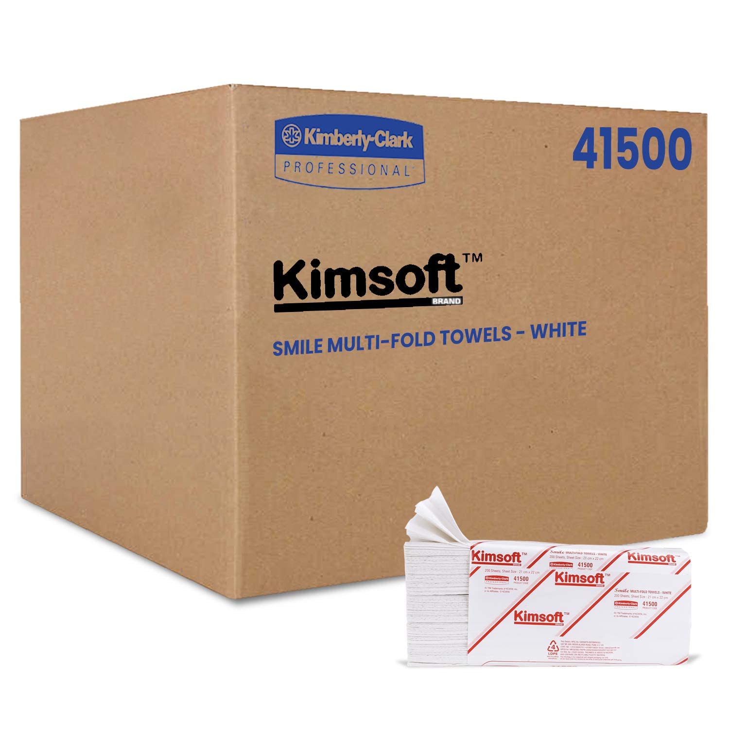 Kimsoft® Multifold Paper Hand Towels (M Fold), 30 Packs, 200 Pulls/Pack (Total 6,000 Sheets) (41500) (B08KR514L7) Amazon Price History, Amazon Price Tracker