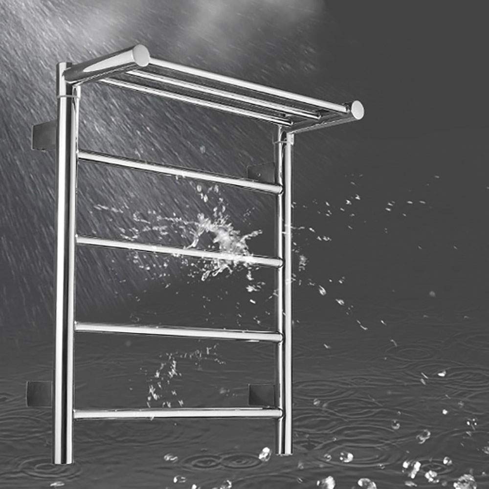 Toallero calefaccionado, toallero eléctrico de Acero Inoxidable 304, secador de Toallas de Pared, radiador de baño, Accesorios de baño para el hogar.