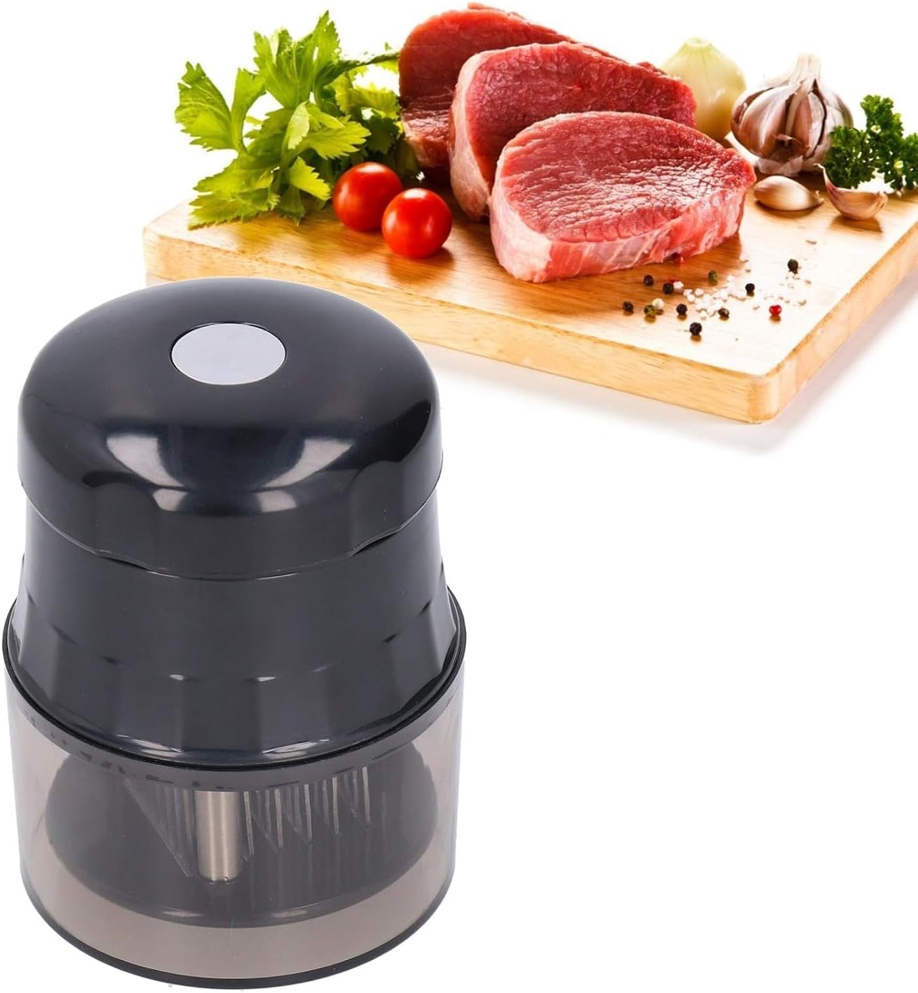 Divik 56 Needles Round Meat Tenderizer, Pork Tenderizer, Kitchen Accessory for Poultry Pork Fish Beef Meat Tenderizer Tools for Home Kitchen Restaurant (1Pcs)