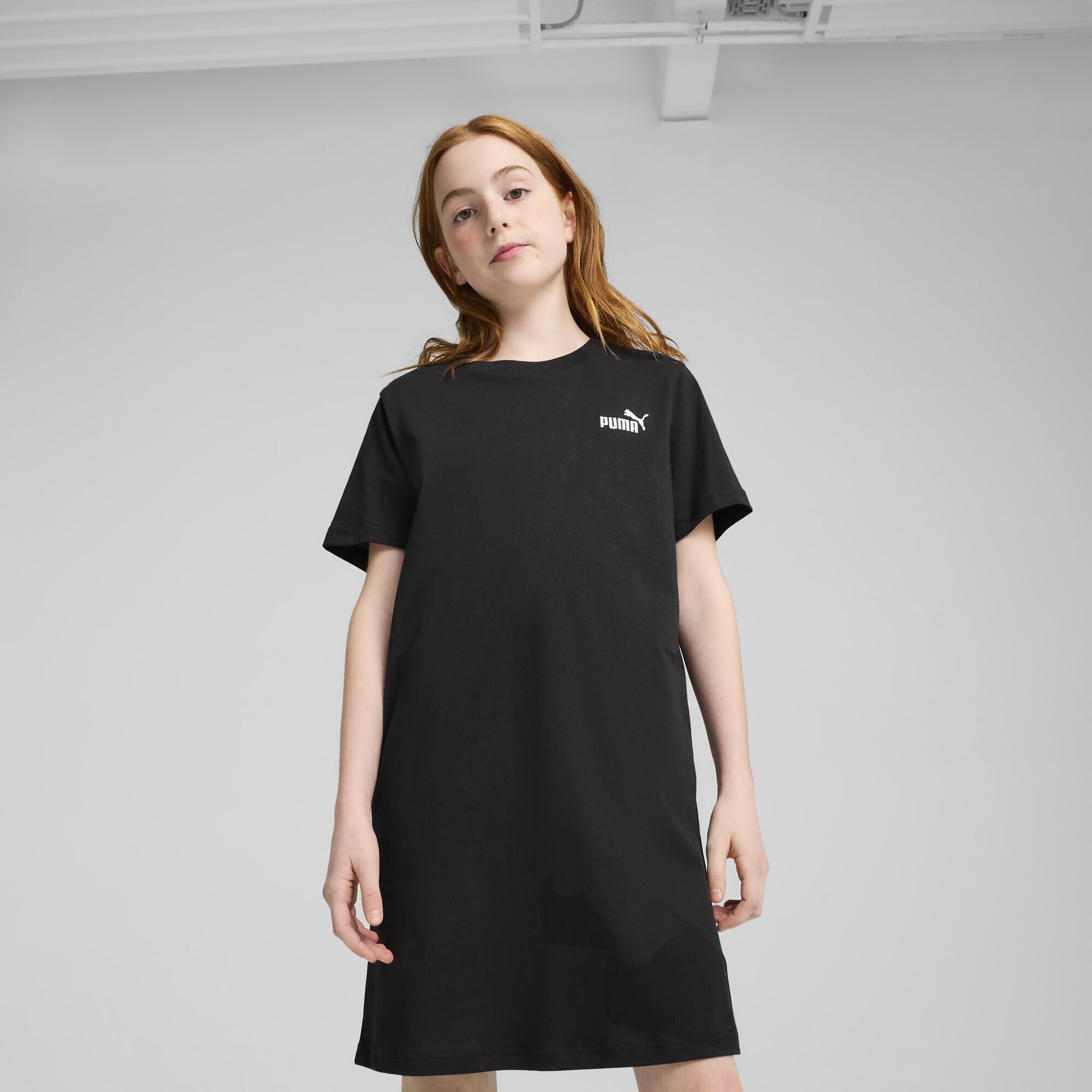 PUMA Ess Small No. 1 Logo Shortsleeve Dress G Vestiti Bambine e Ragazze