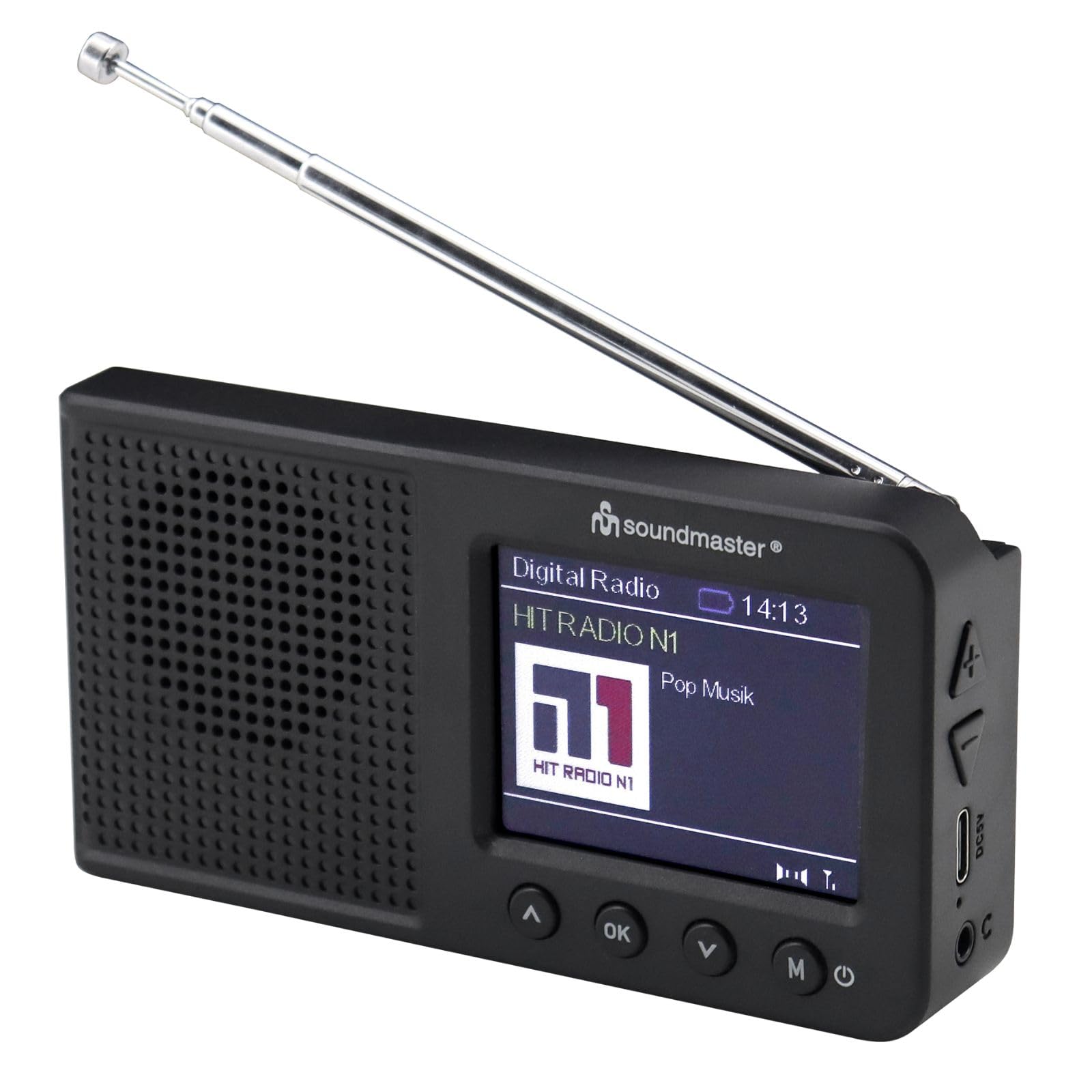 SOUNDMASTER DAB+/UKW-PLL Radio DAB175SW – Schwarz