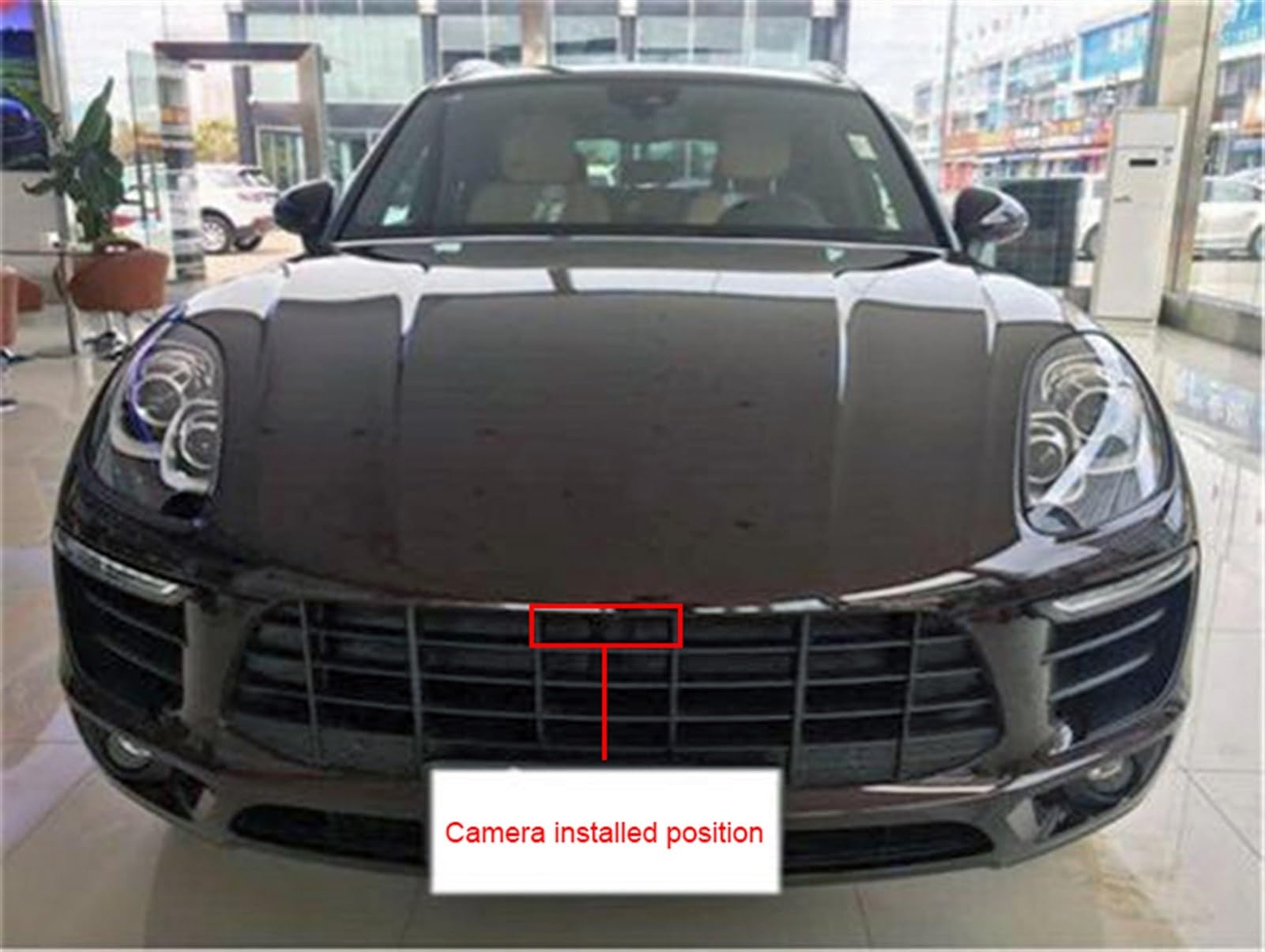 Kamera CCD do samochodu z przodu, do Porsche, 2014 2015 2016 2017 2018 Girlle Positive Parking Camera Samochodowy System Monitoringu Wideo(Car1 CCD)