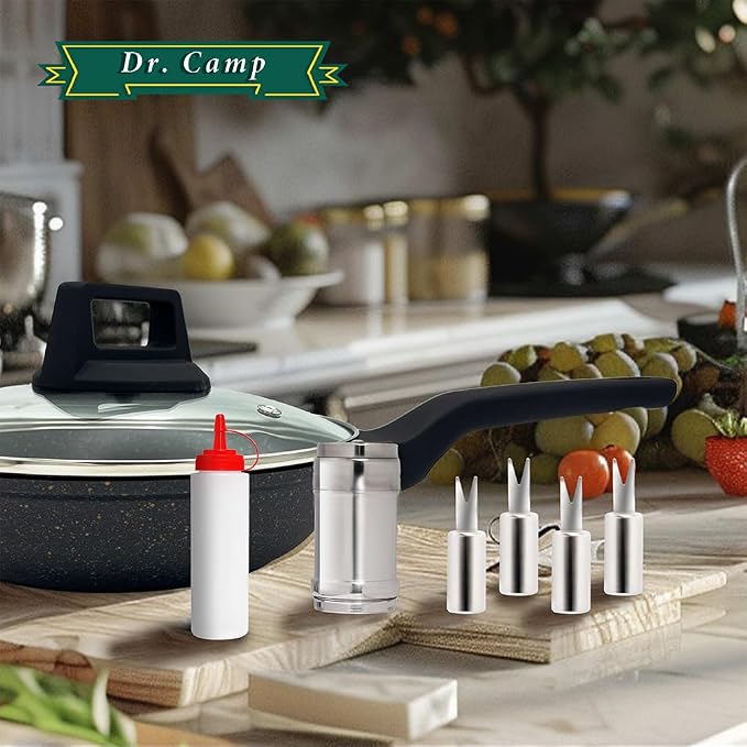Set de accesorios para parrilla Dr.Camp acero inoxidable miniatura 5
