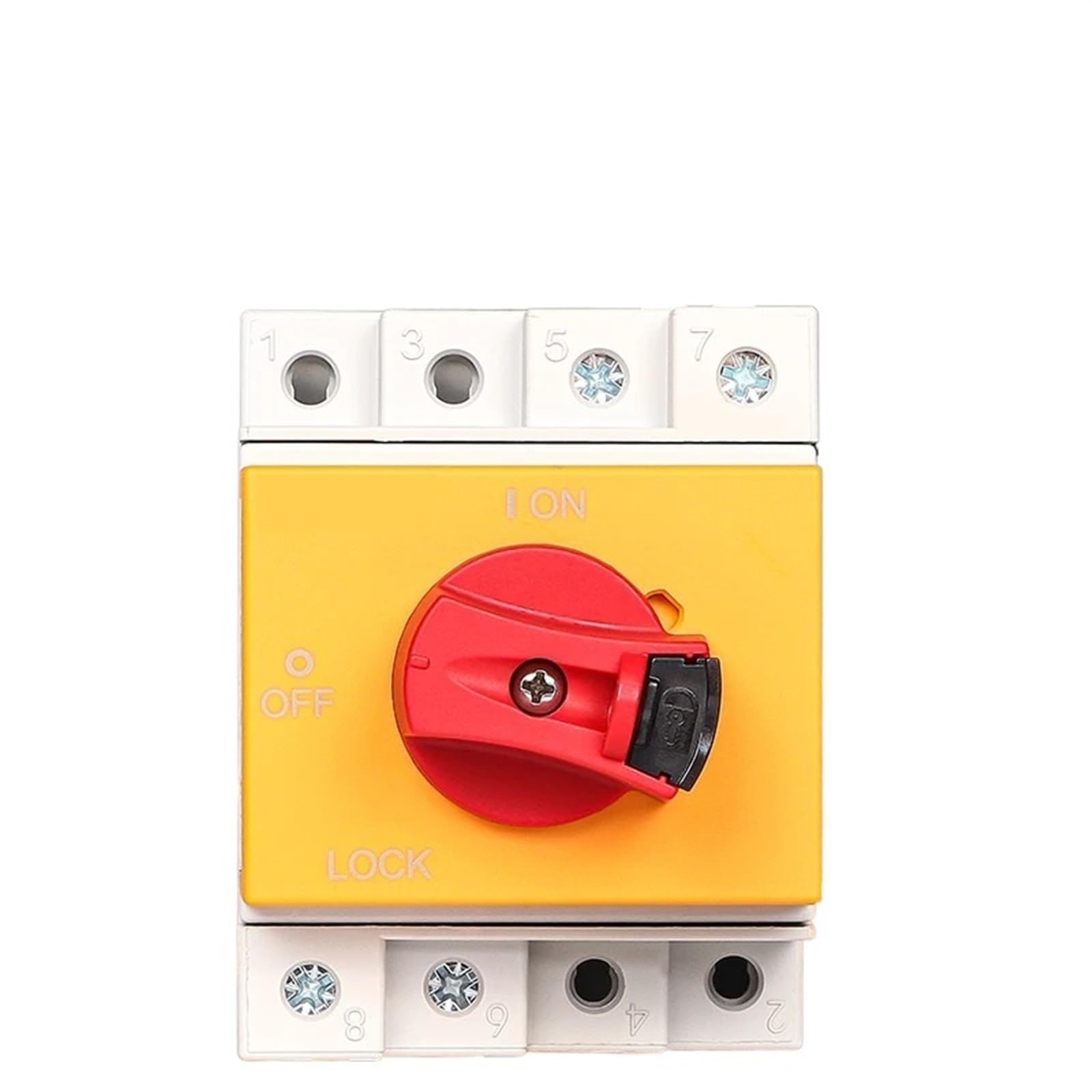 Interruttore isolatore solare CC 1000V Sezionatore CC for solare 32A 2P 4P Montaggio su guida DIN 2 poli EKD6 1 pz(32A 2P)