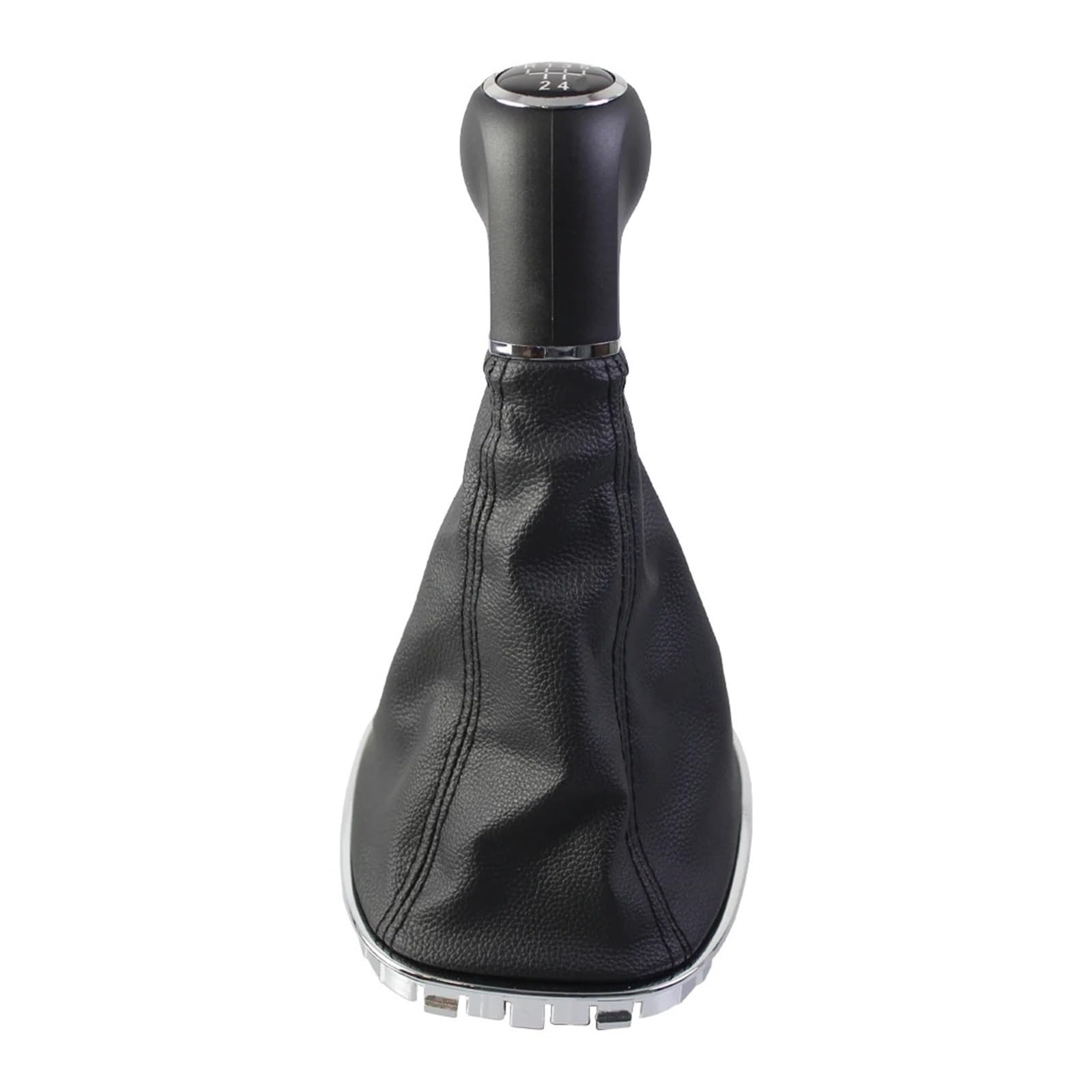 Qmtvfsrh 5 Speed Car Gear Shift Knob Manual 5/6 Speed Gear Shift Knob Gaiter Boot For Opel For Vauxhall For Corsa D For S07 For E X15 Pu Plastic(5 Speed)