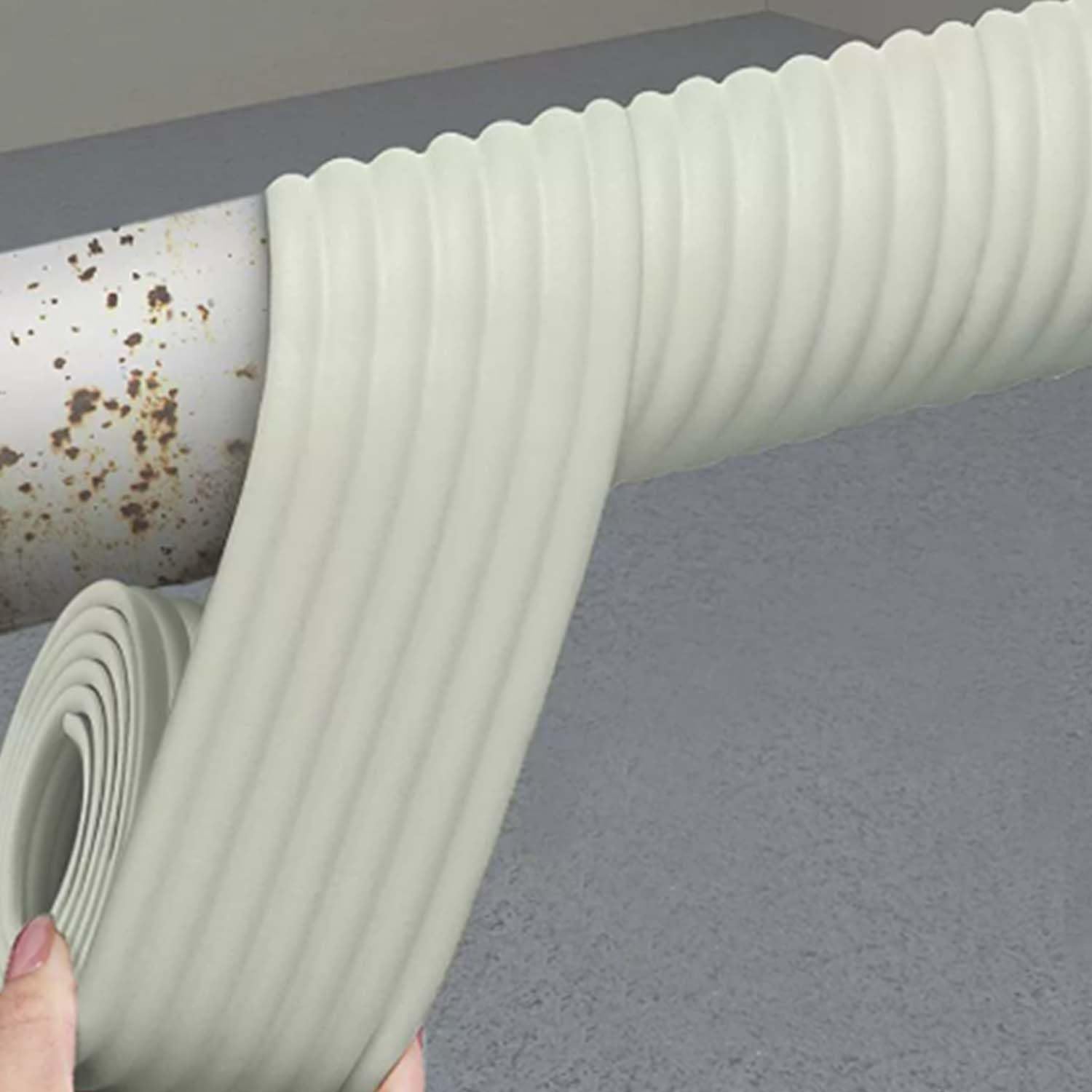 Isolamento Per Tubi Per Esterni, Isolamento Autoadesivo Per Tubi Dell'Acqua, Water Pipe Insulation Wrap, Isolamento Dei Tubi, Per La Protezione Dal Gelo In Inverno ( 8 x 200 Cm )